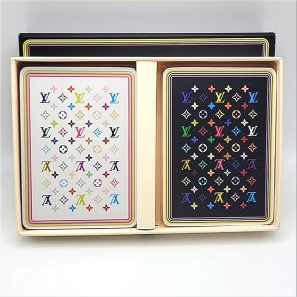 ♥️♣️Louis Vuitton♠️♦️WHITE MURAKAMI Collector’s Single Playing Card - 2 ♦️ - Picture 4 of 15